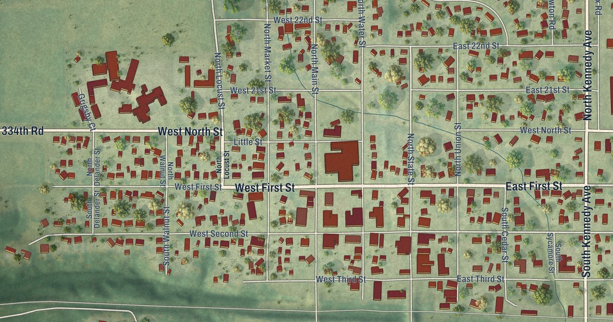 Map of Madrid, Iowa in 2026