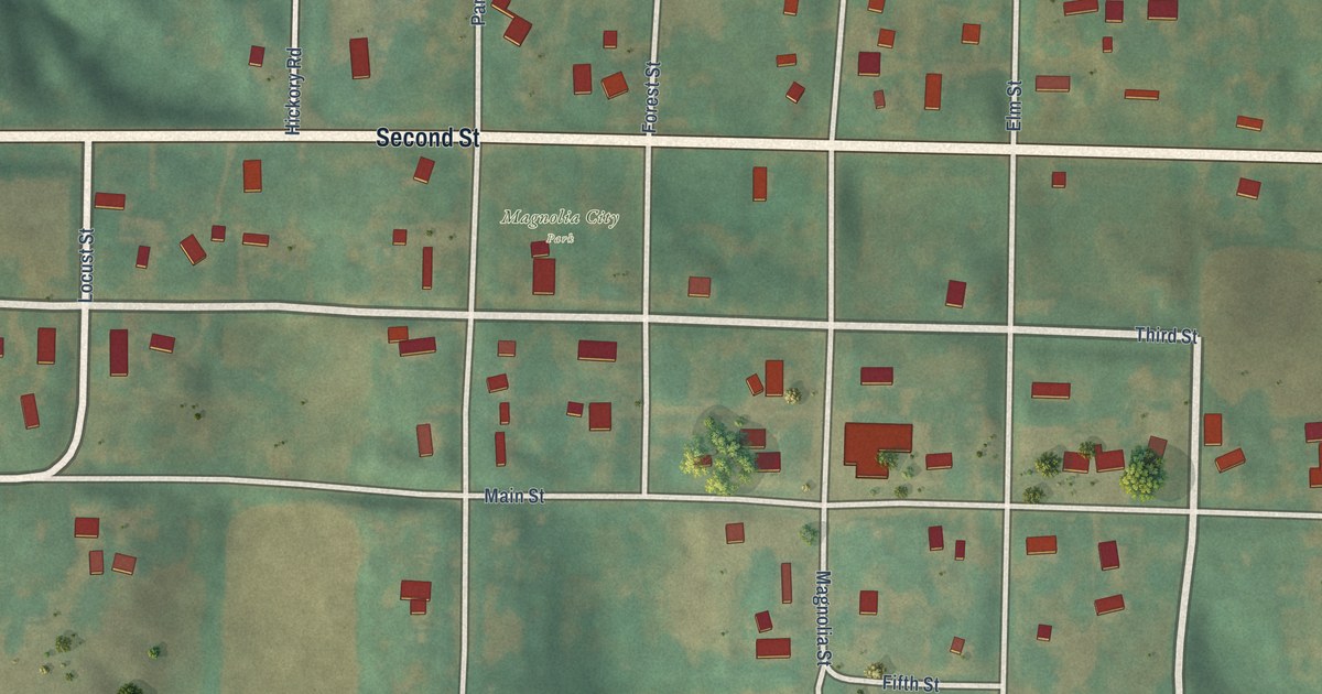 Map of Magnolia, Iowa in 2026