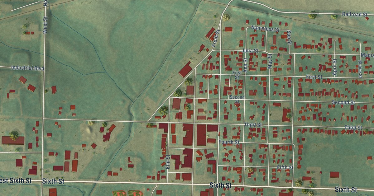 Map of Manning, Iowa in 2026