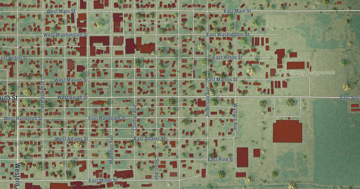 Map of Marengo, Iowa in 2026