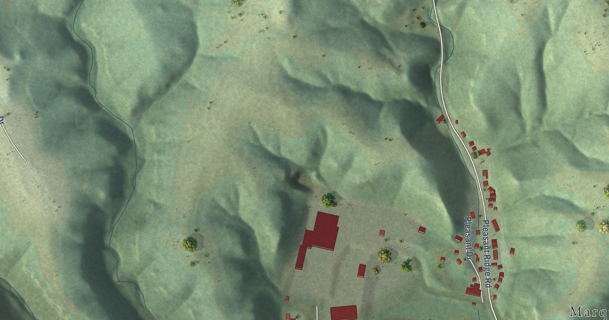 Map of Marquette, Iowa in 2026