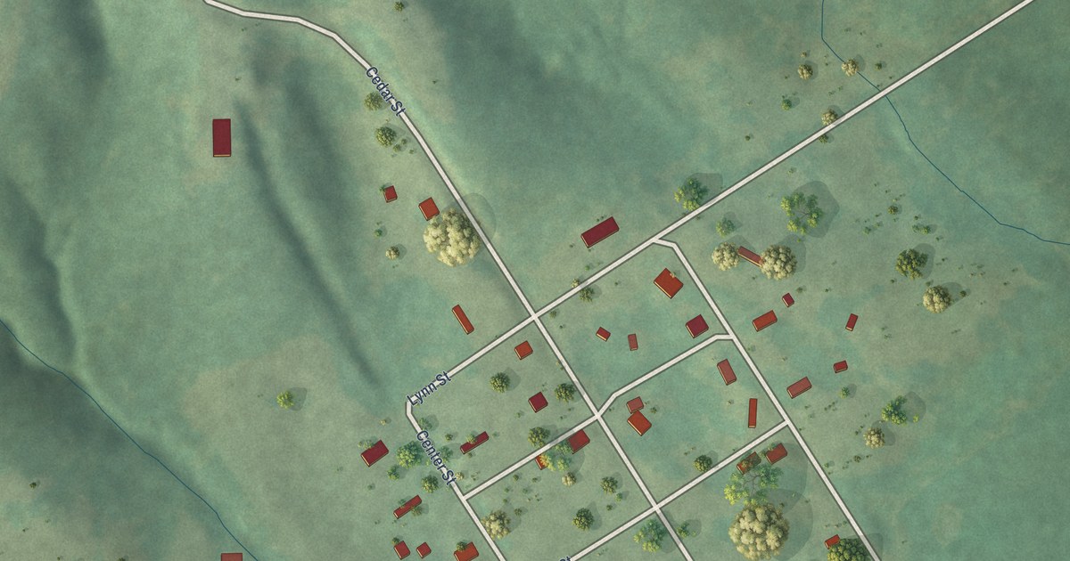 Map of Marysville, Iowa in 2026