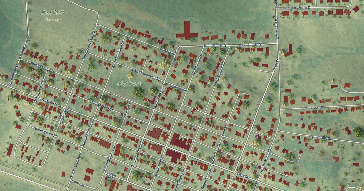 Map of Mechanicsville, Iowa in 2026