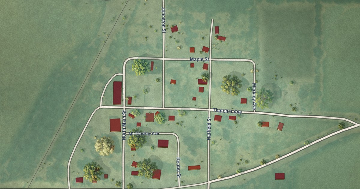 Map of Millerton, Iowa in 2026