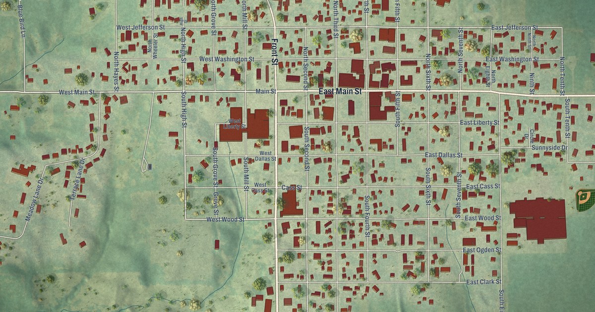 Map of Montezuma, Iowa in 2026