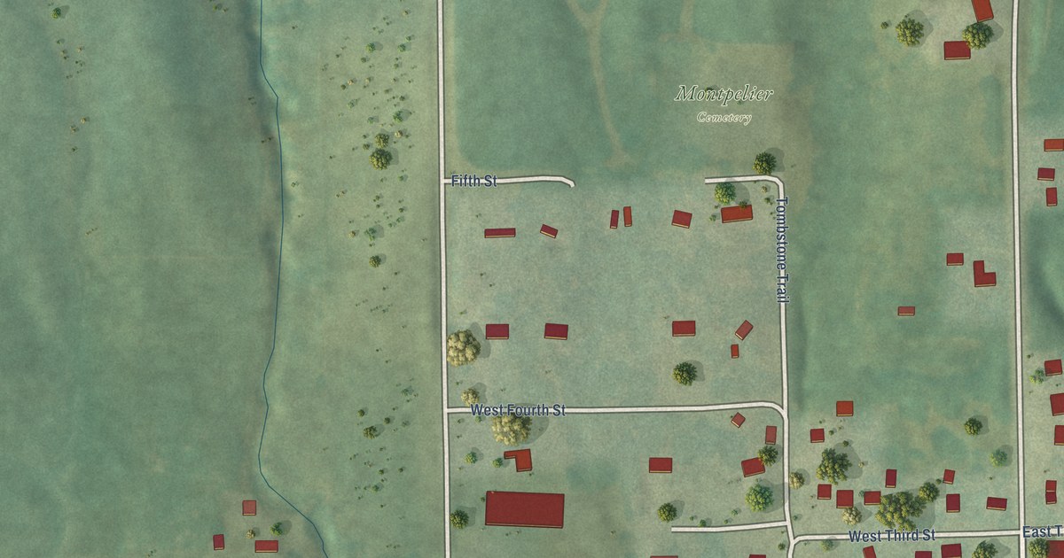 Map of Montpelier, Iowa in 2026