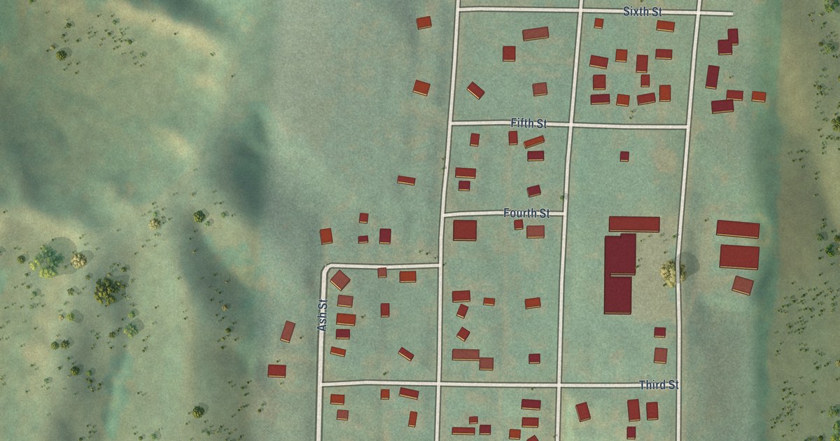 Map of Moorhead, Iowa in 2026