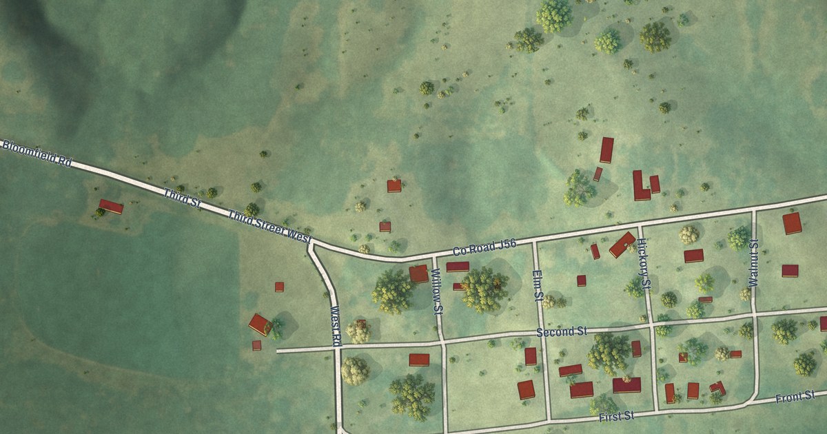 Map of Mount Sterling, Iowa in 2026