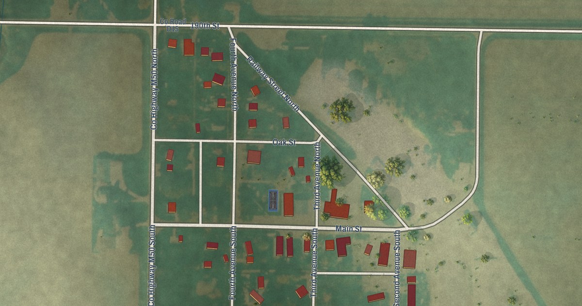 Map of Nemaha, Iowa in 2026