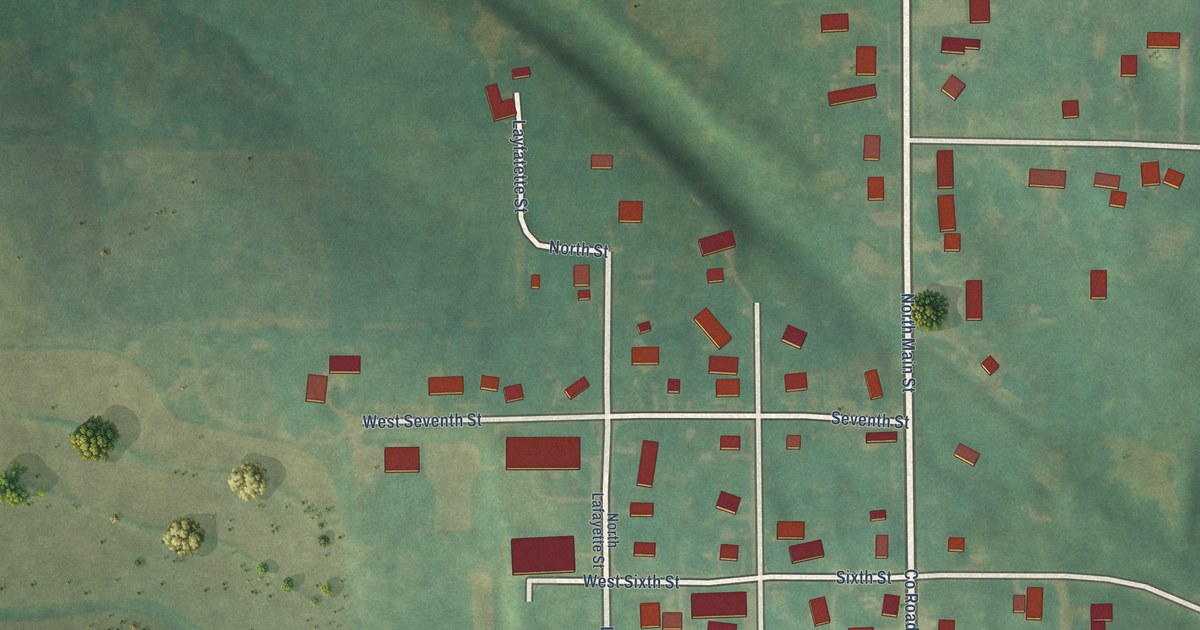 Map of New Market, Iowa in 2026