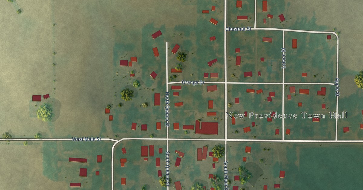 Map of New Providence, Iowa in 2026