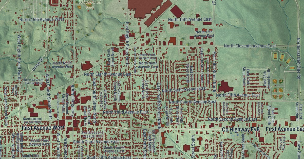 Map of Newton, Iowa in 2026