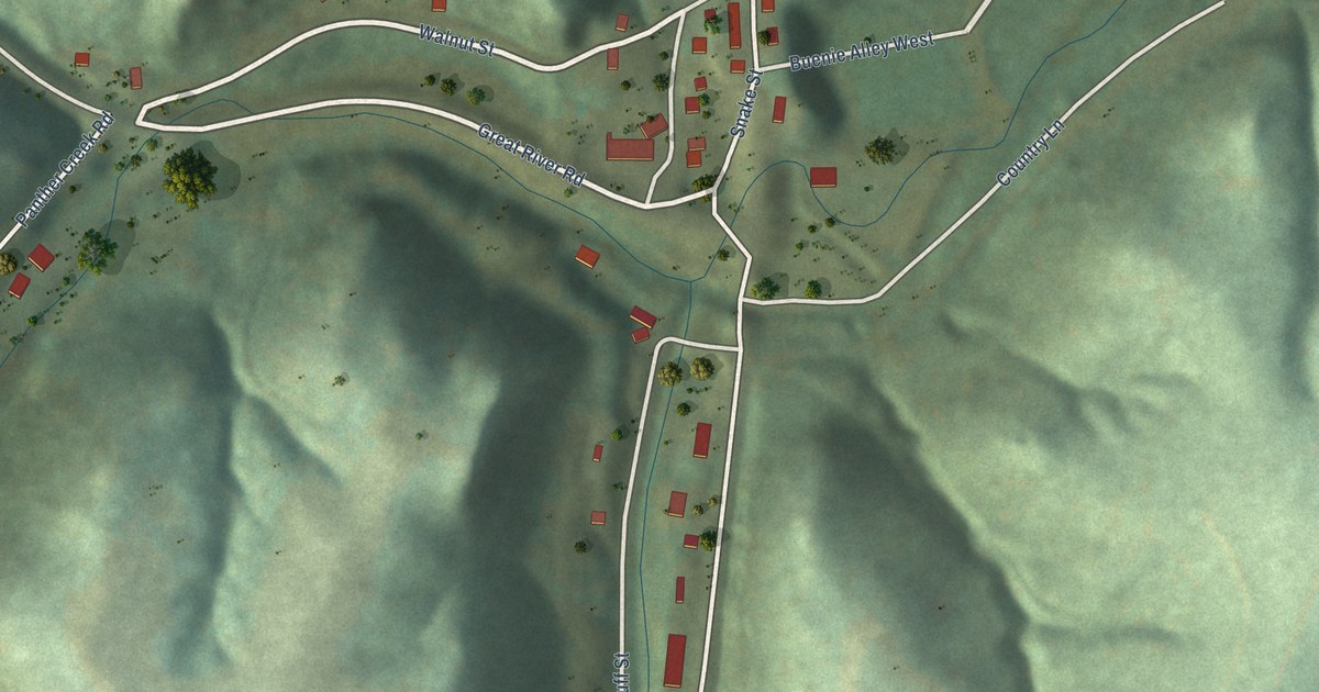 Map of North Buena Vista, Iowa in 2026