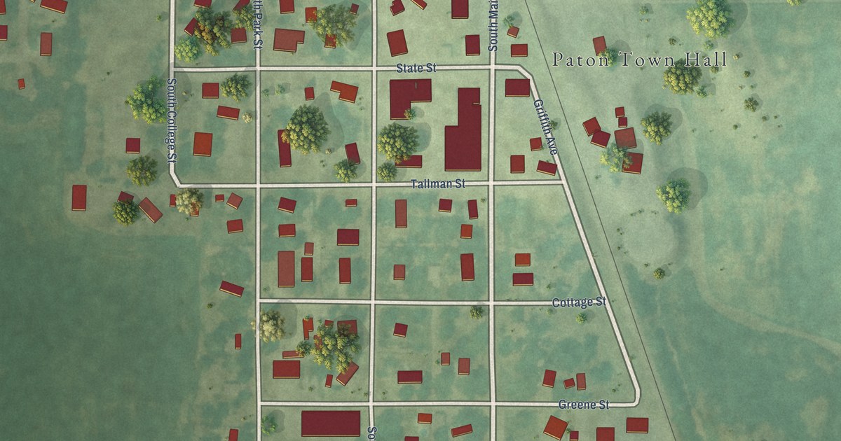 Map of Paton, Iowa in 2026