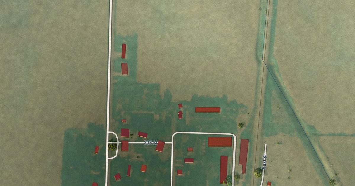 Map of Percival, Iowa in 2026