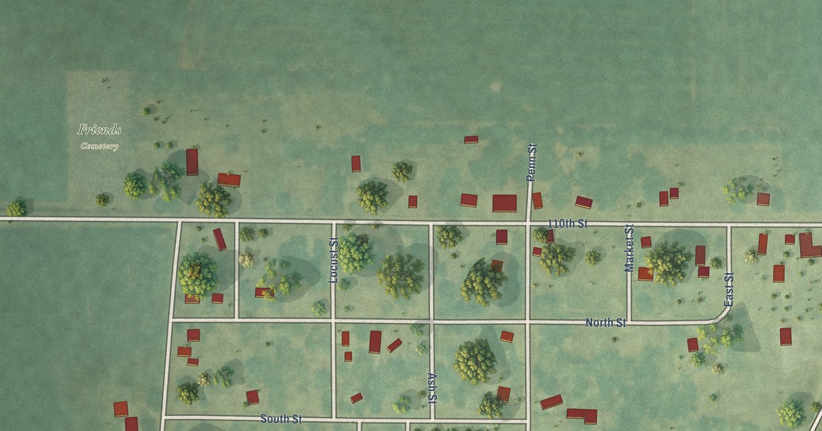 Map of Pleasant Plain, Iowa in 2026