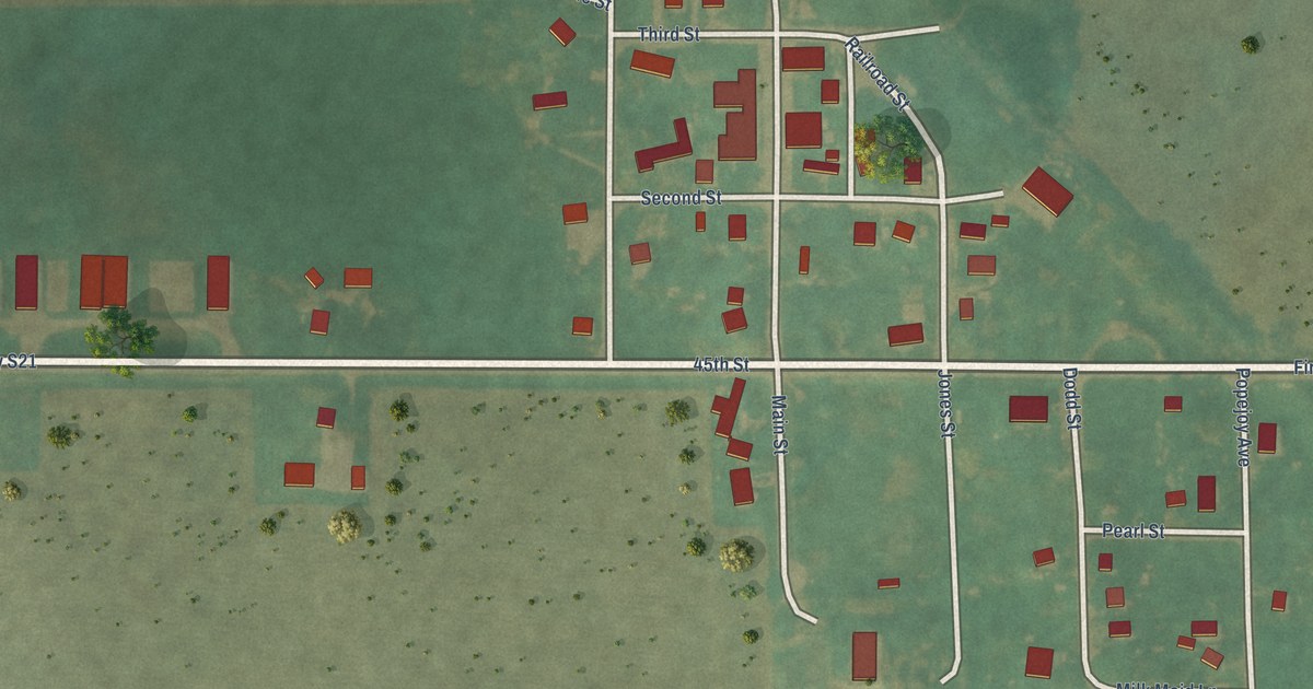 Map of Popejoy, Iowa in 2026