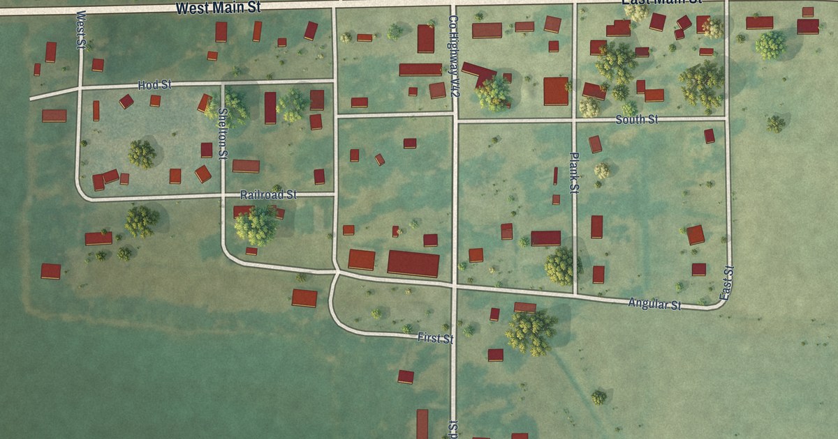 Map of Pulaski, Iowa in 2026