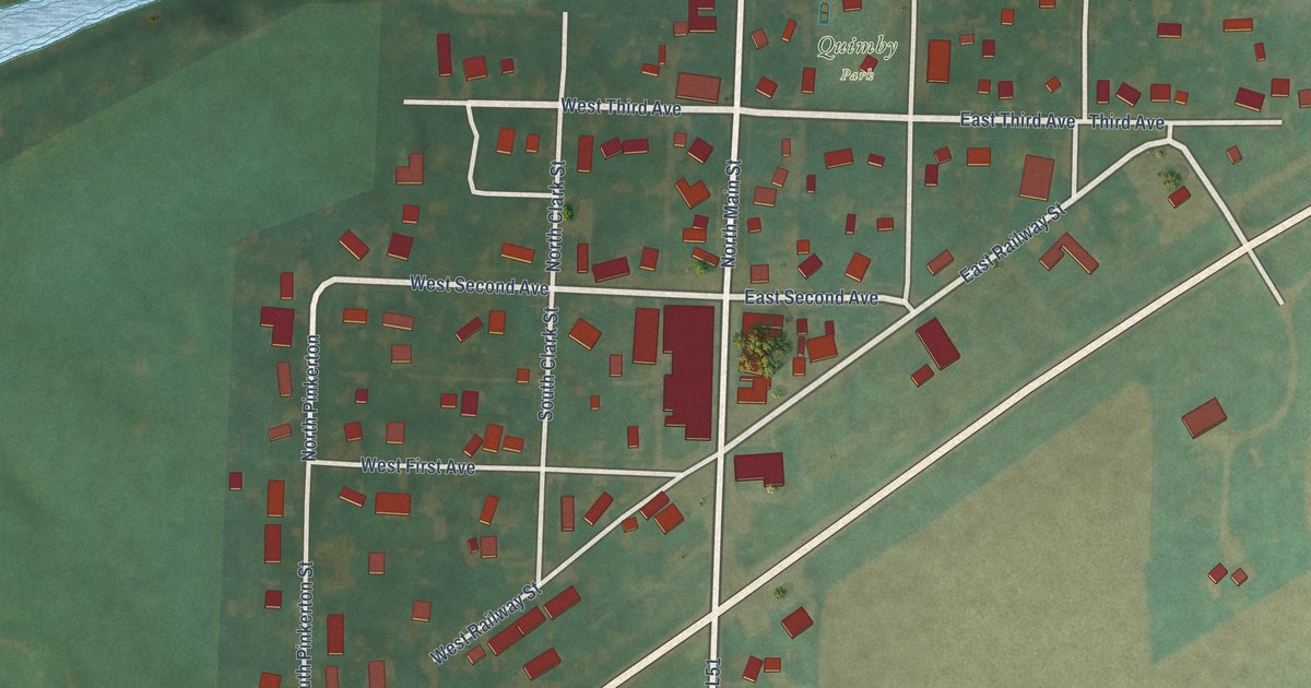 Map of Quimby, Iowa in 2026