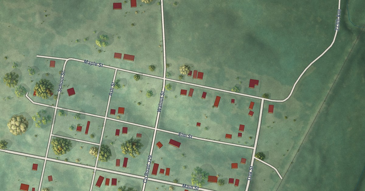Map of Rathbun, Iowa in 2026