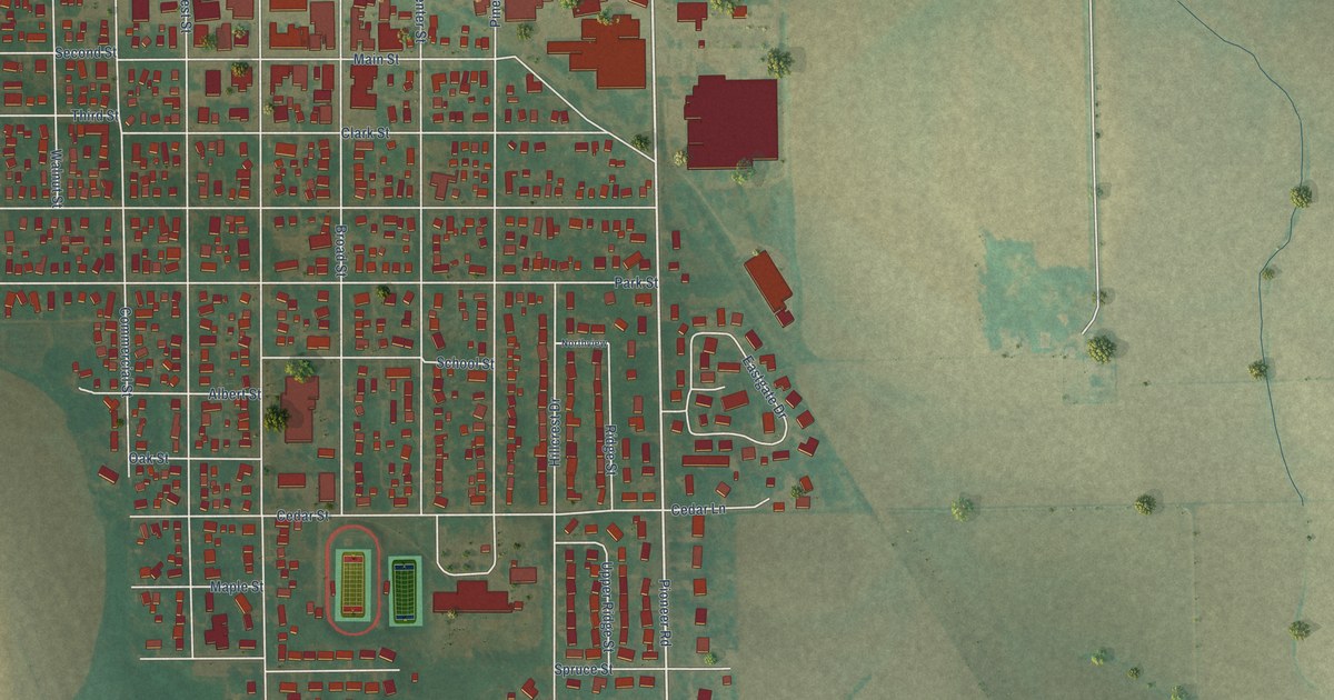 Map of Reinbeck, Iowa in 2026