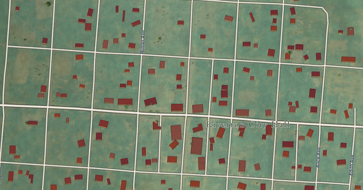 Map of Riverton, Iowa in 2026