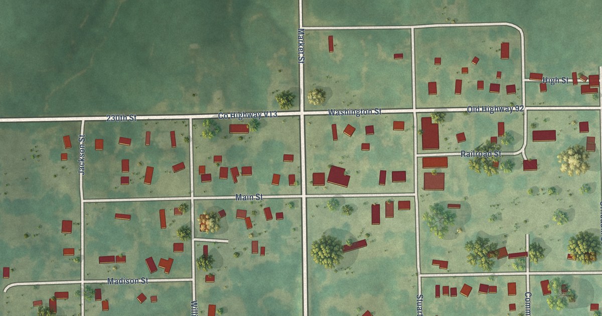 Map of Rose Hill, Iowa in 2026