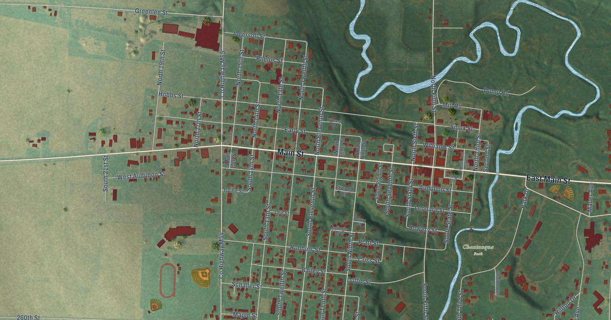 Map of Sac City, Iowa in 2026