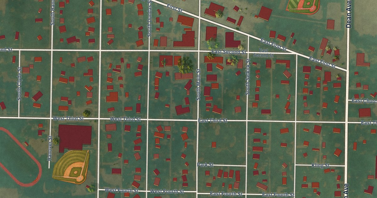 Map of Schaller, Iowa in 2026