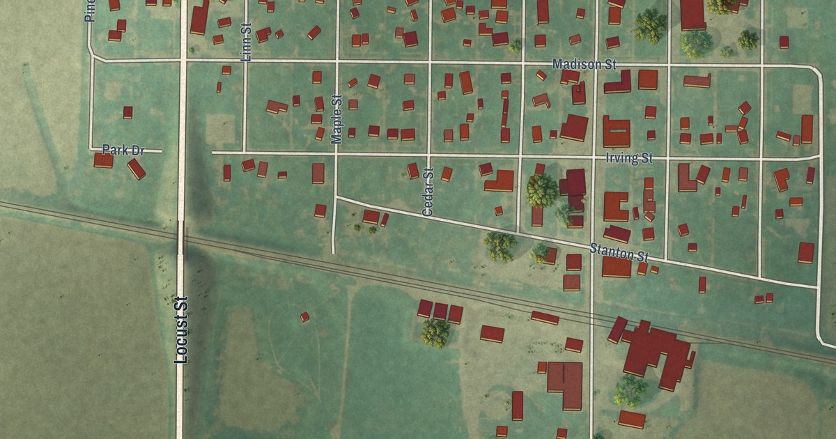 Map of Scranton, Iowa in 2026