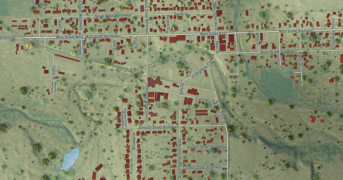 Map of Shellsburg, Iowa in 2026