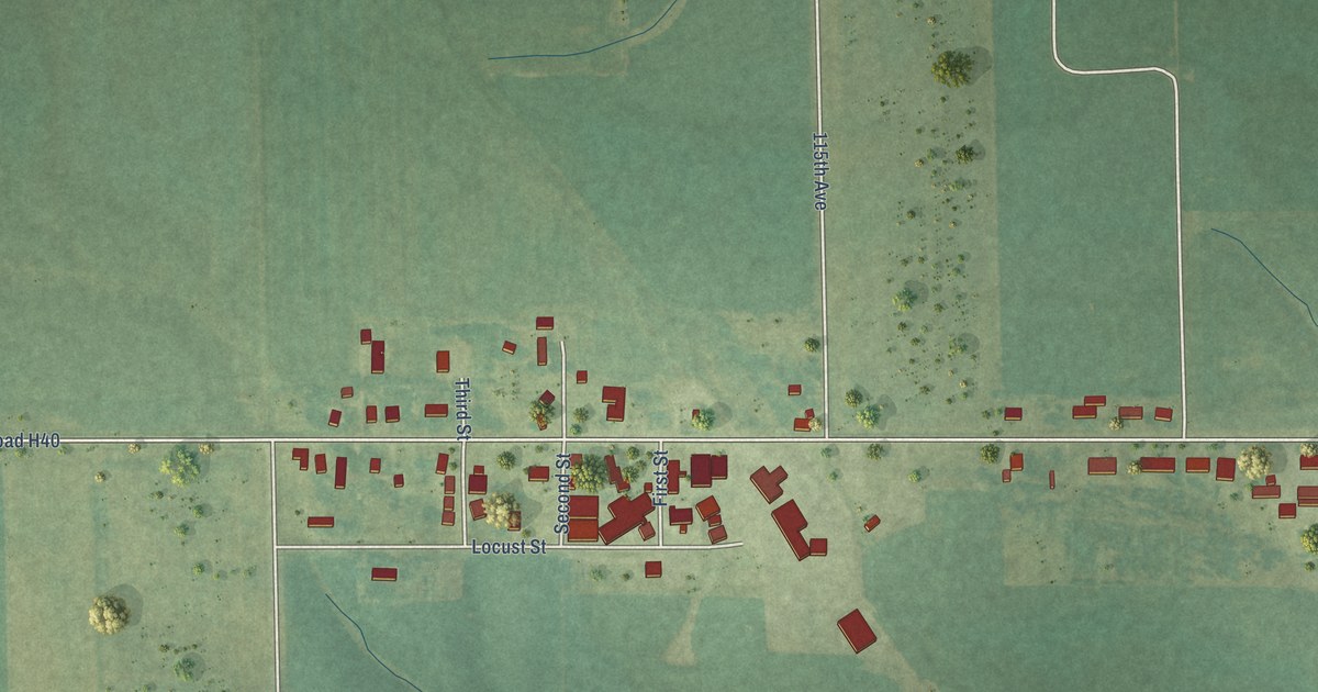 Map of Sperry, Iowa in 2026