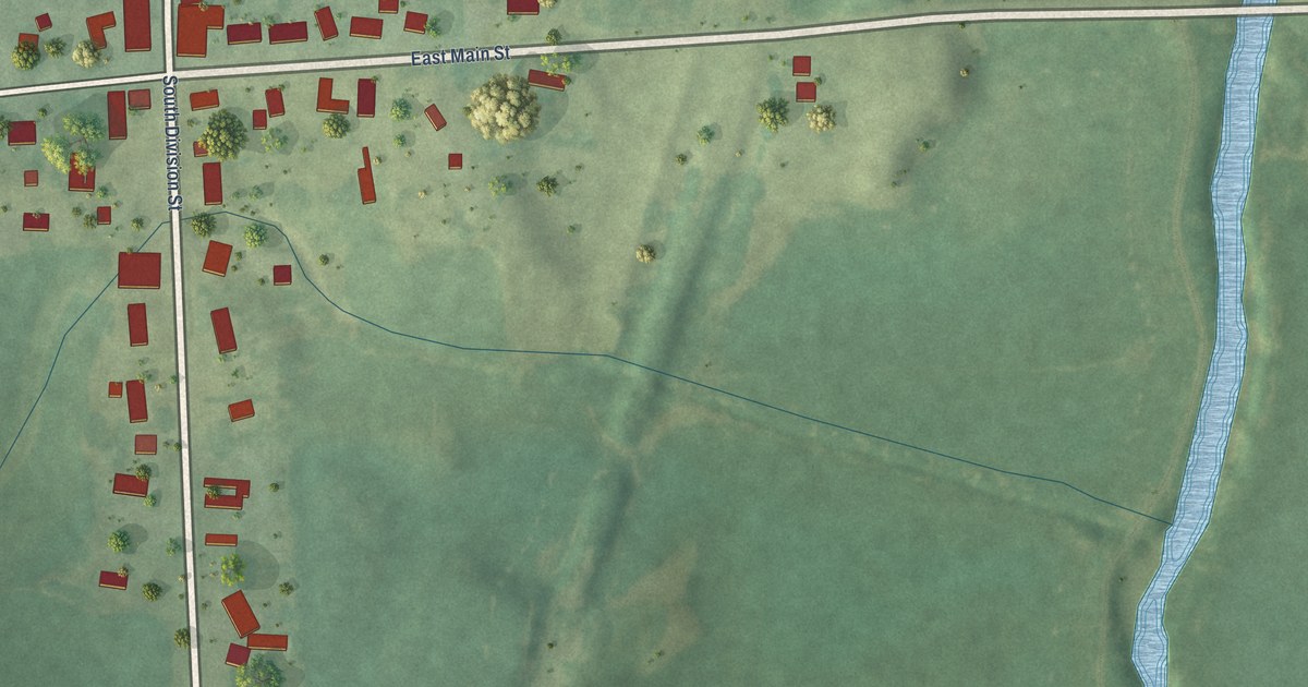 Map of Spragueville, Iowa in 2026
