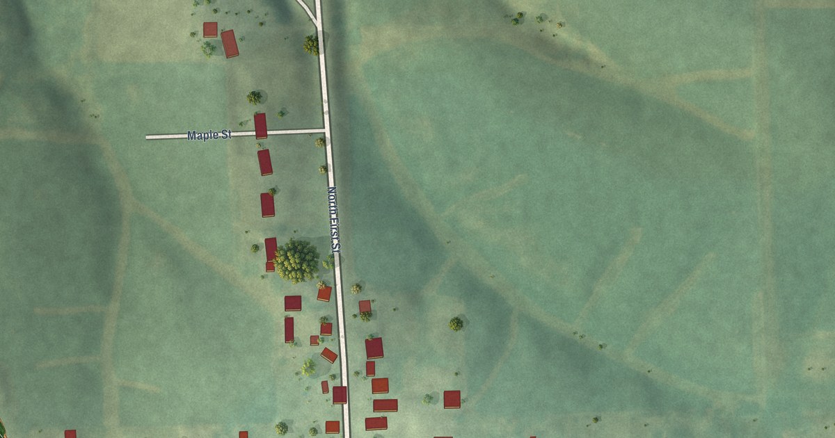 Map of Springbrook, Iowa in 2026