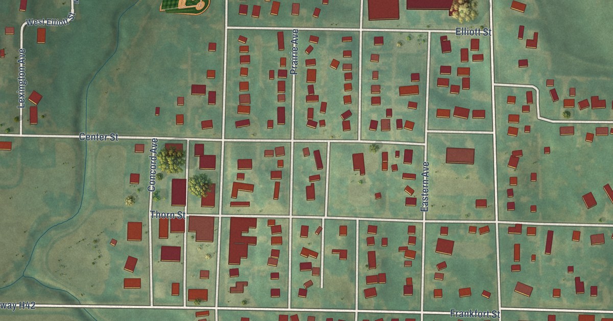 Map of Stanton, Iowa in 2026