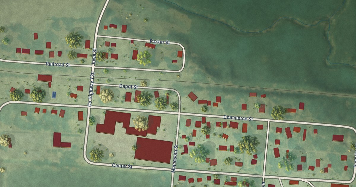 Map of Stockton, Iowa in 2026