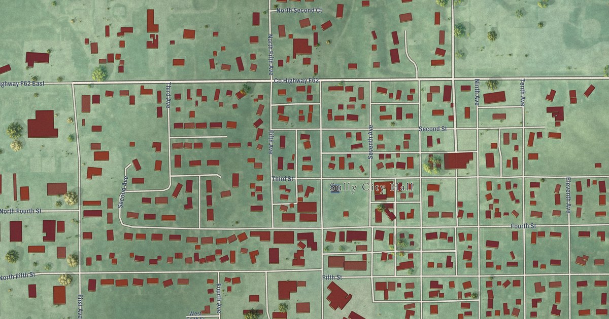 Map of Sully, Iowa in 2026