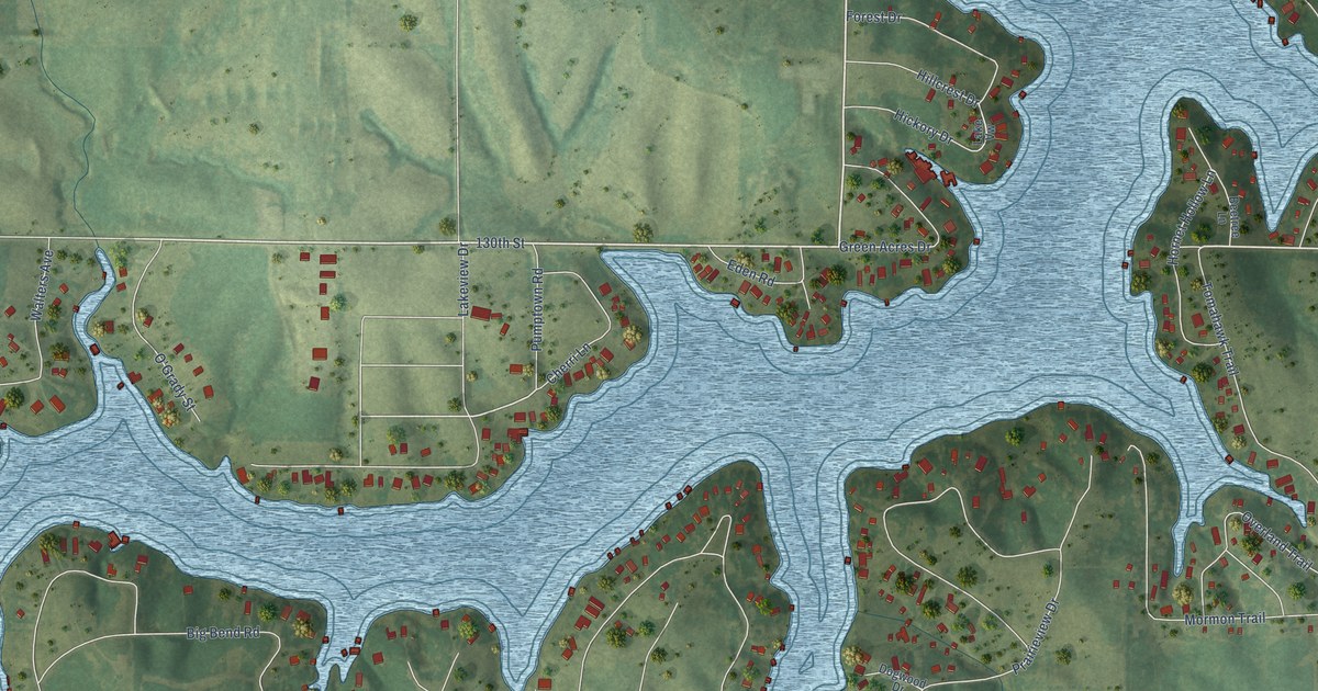 Map of Sun Valley Lake, Iowa in 2026