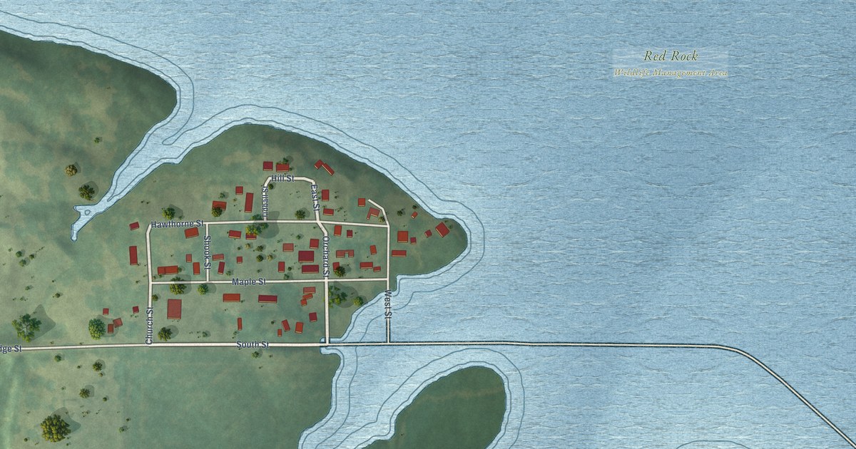 Map of Swan, Iowa in 2026