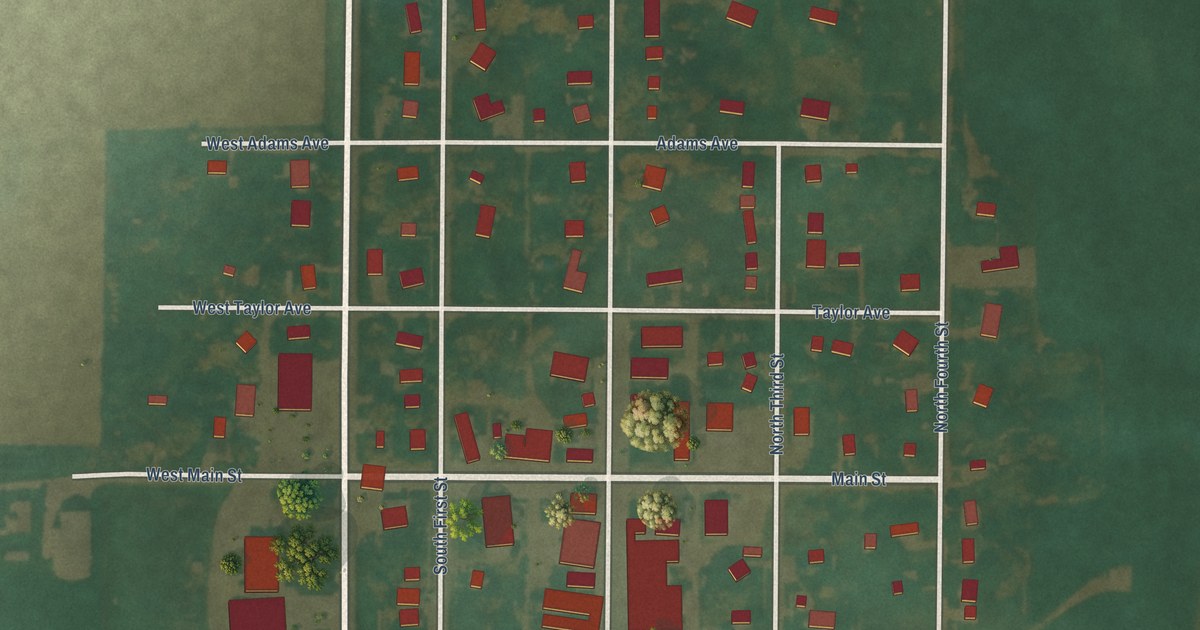 Map of Terril, Iowa in 2026
