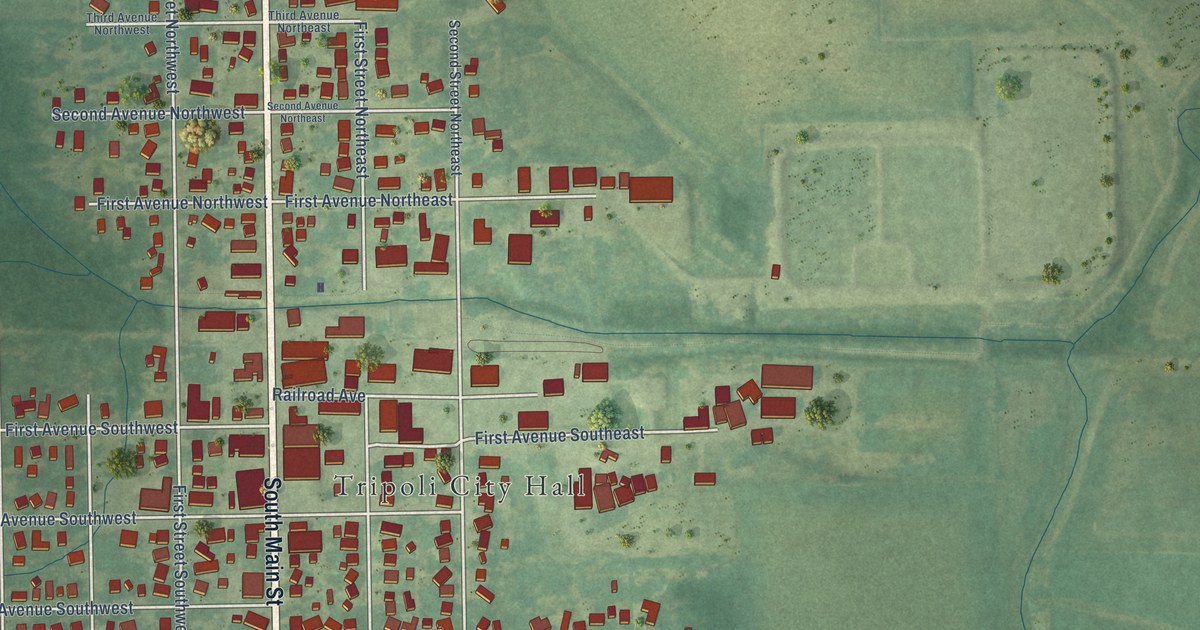 Map of Tripoli, Iowa in 2026
