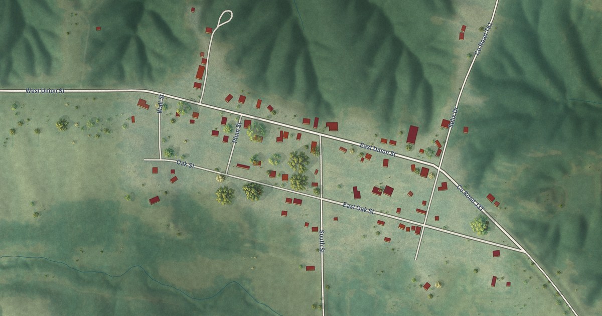 Map of Unionville, Iowa in 2026