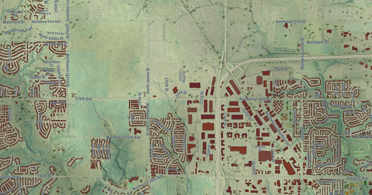 Map of Urbandale, Iowa in 2026