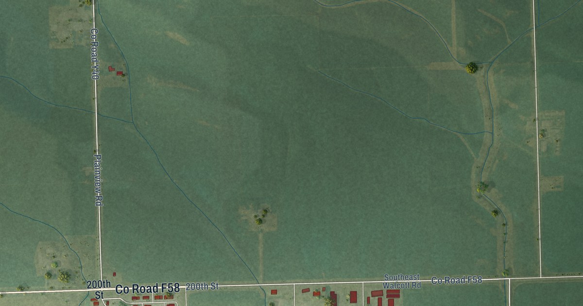 Map of Walcott, Iowa in 2026
