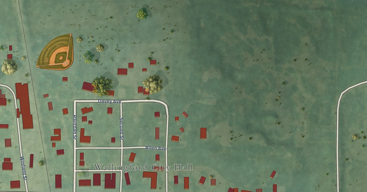 Map of Wallingford, Iowa in 2026