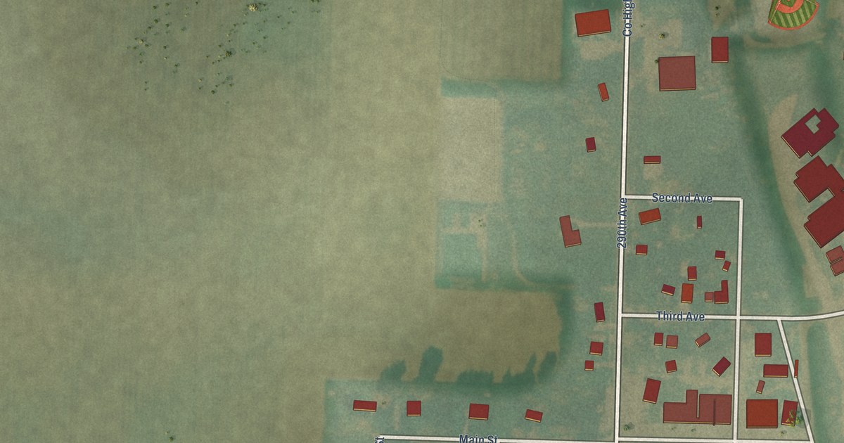 Map of Webb, Iowa in 2026