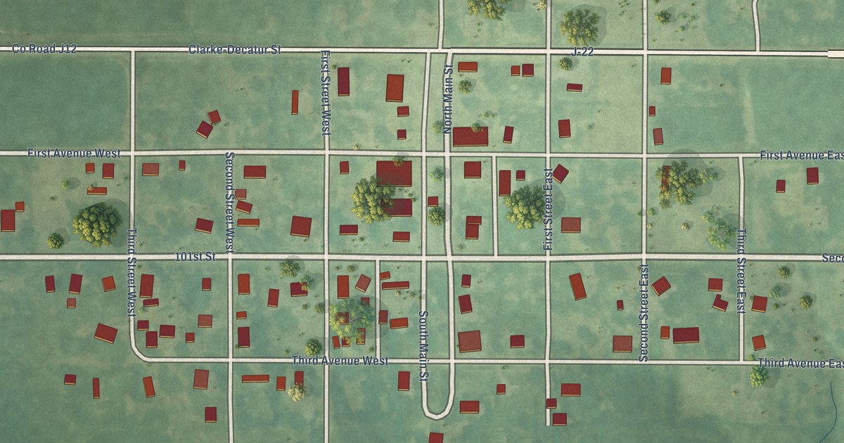 Map of Weldon, Iowa in 2026