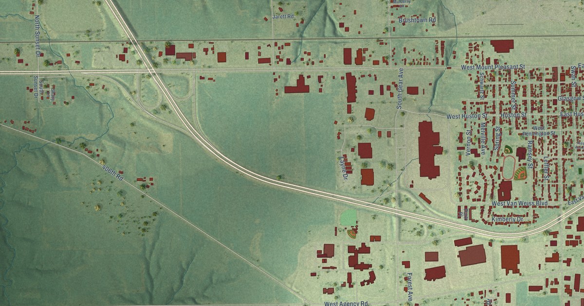 Map of West Burlington, Iowa in 2026