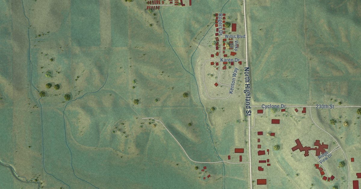Map of Williamsburg, Iowa in 2026
