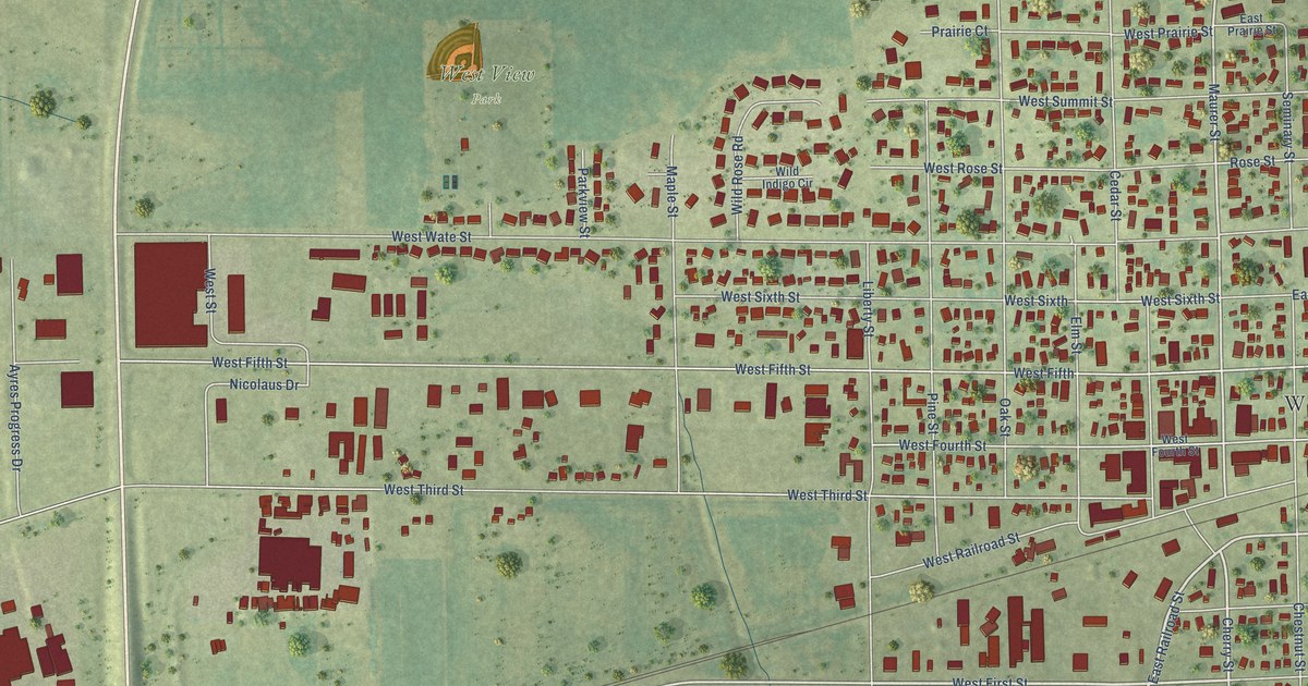 Map of Wilton, Iowa in 2026